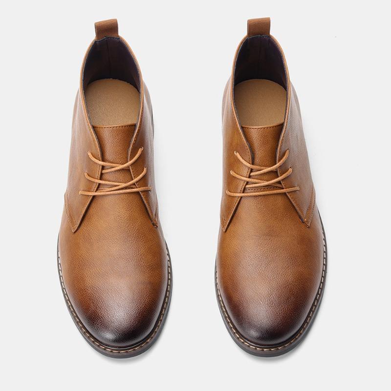 Stor storlek retro Martin boots herrökenkängor polokängor arbetskläder kängor casual mellanhöga läderskor