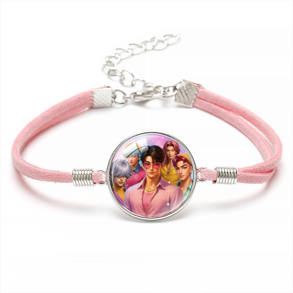 Rumi Zoey Mira Velvet Rope Bracelet Fashion Simple Crystal Jewelry