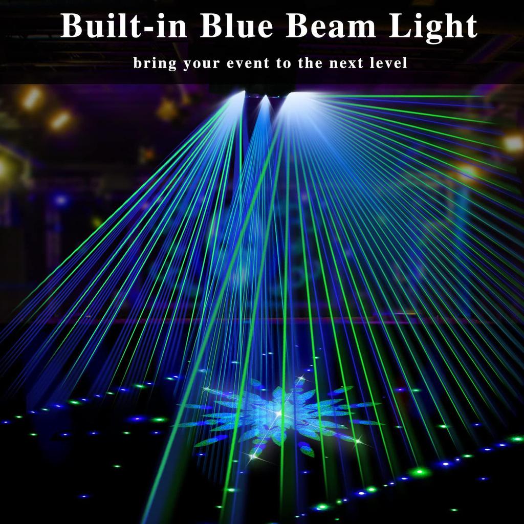 RGB Laser Light Show: Multicolor Laser Patterns for DJ, KTV, Disco, Stage with DMX Control