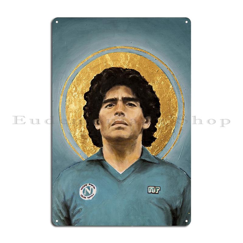 Hugo Sanchez Pumas Home DM10 Football God El Trinche Carlovich hand of god legendary Metal Plaque Kitchen Wall Tin Sign Poster