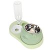 Raised Stand Dish Bowls Siphon Principle 4 In 1 Stainless Steel Detachable Prevent Upset Pet Food Feeder for Cats Dogs