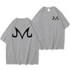Japan Anime LOGO M Pattern Fashion Printed T-Shirts Men Loose Oversize Short Sleeves O-Neck Breathable Cotton Tees Summer Tshirt