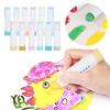 12Pcs WaterSoluble Crayon Rotatable Gouache Color Oil Pastels Children Painting Stick
