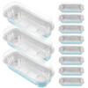 25 Pcs Baking Mold Cake Pans with Lids Aluminum Foil Container Mini Loaf Bread Small Food Containers