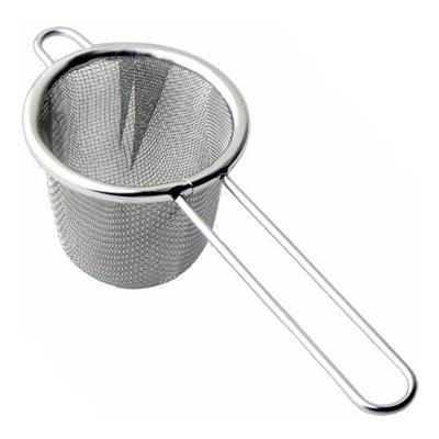 Nagao Tea Strainer, Deep Type, Double Mesh, Small, 18-8 Stainless Steel, Made In Japan