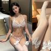 Sexy underwear lace bra panties pure temptation pajamas three-point sexy hot suspender suit women