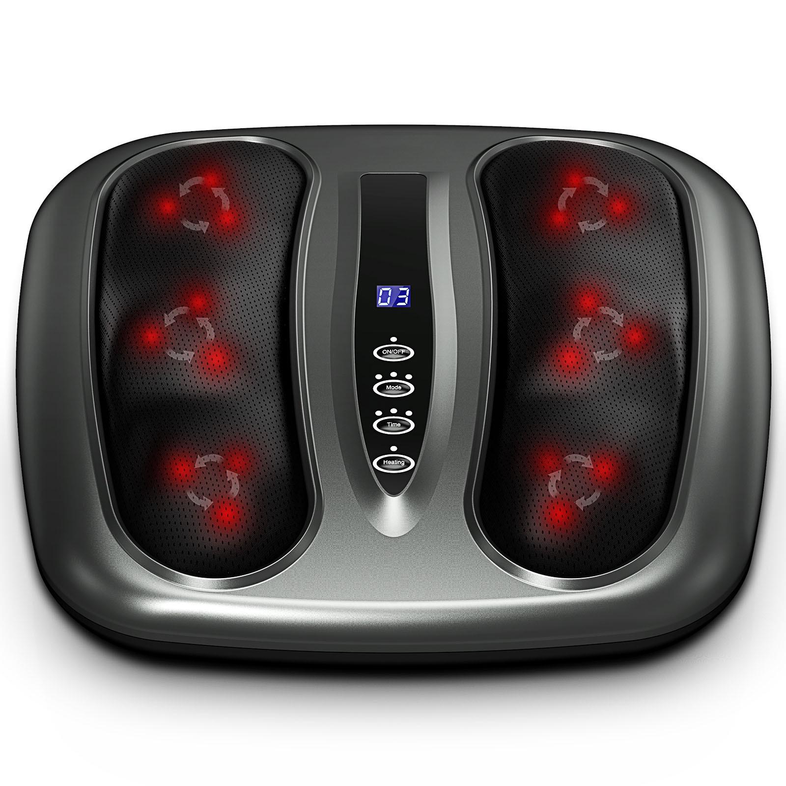 

EMS Acupoint Foot Massager Pad: Flat Sole Therapy Machine & Arch Massage Mat темно-сірий