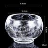 Snow Crystal Glass  Tureen Glazed Tea Maker Kung Fu Tea Set High-grade  Cup Large Transparent Built Lamp Best Gift
