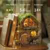 DIY Miniature Dollhouse Kit Handmade3D Wooden Puzzle Assembly Model Doll House with LED Home Decor for Friends Birthday Gifts