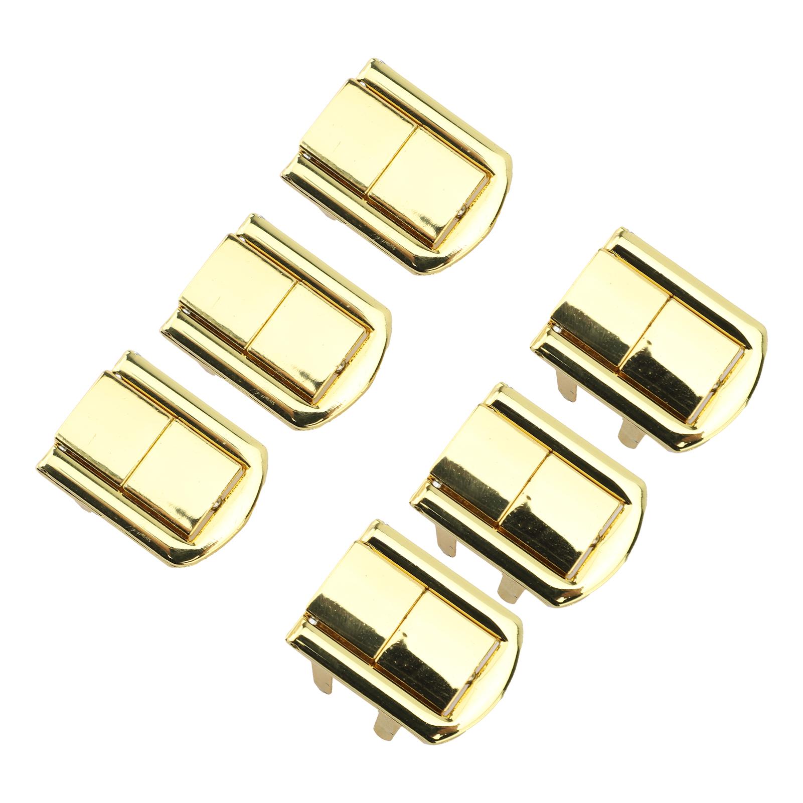 

6 Set Interlocking Buckle Clasps Zinc Alloy Double Side Quick Release Buckles for Dress