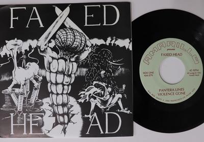 7inch Record FAXED HEAD  Necrogenometry EP AM579 AMARILLO 1993 US Metal Used
