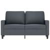 2 Seater Sofa Dark Grey 120 Cm Velvet