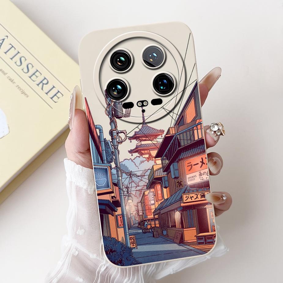 For Xiaomi 14 Ultra Case Cute Dinosaur Cartoon Cover Shockproof Phone Case For Xiaomi Mi 13 Ultra 13Ultra 14Ultra Soft TPU Shell