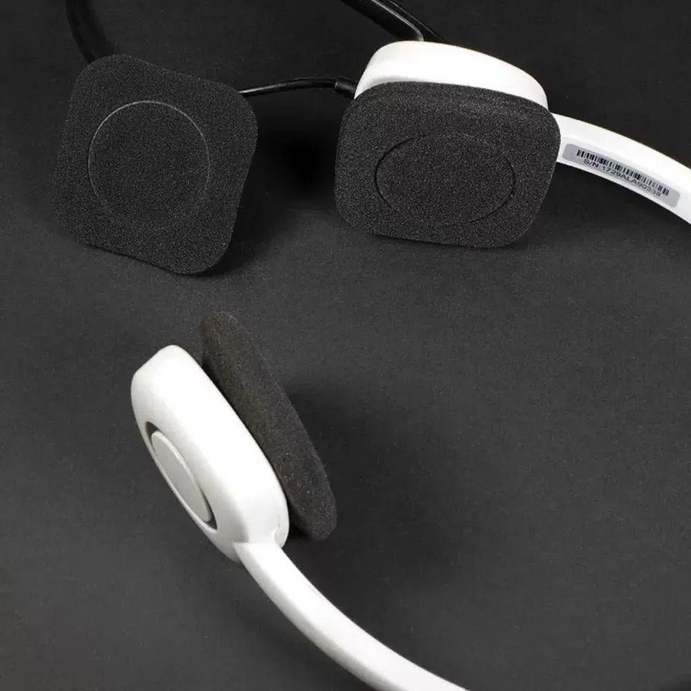 2 Pièces Coussinets d'Écouteurs en Mousse Éponge Housse d'Oreille Coussinet Doux pour Logitech H150 H130 H250 H151