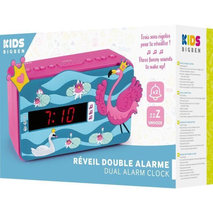 BIGBEN INTERACTIVE R15PRINCESS3D LED-Wecker – 3D-Effekt – Prinzessinnen-Design