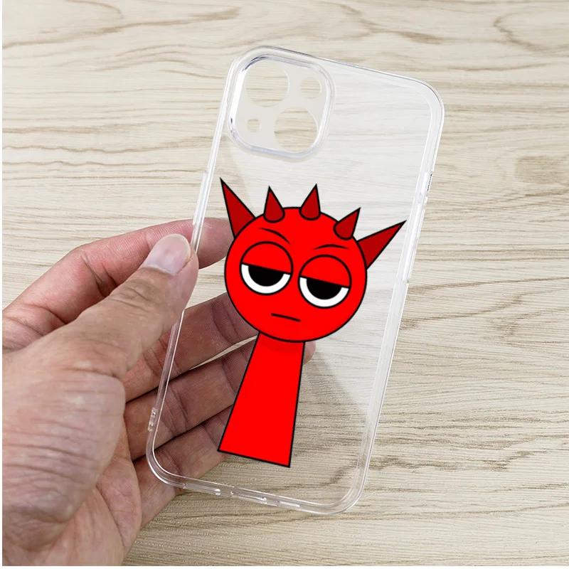 

Funny Cartoon Sprunki Phone Case For Samsung Galaxy S25 S23 S24 S22 Ultra Plus Transparent Cover For Galaxy S24+ S23+ S25+ Shell Galaxy S22