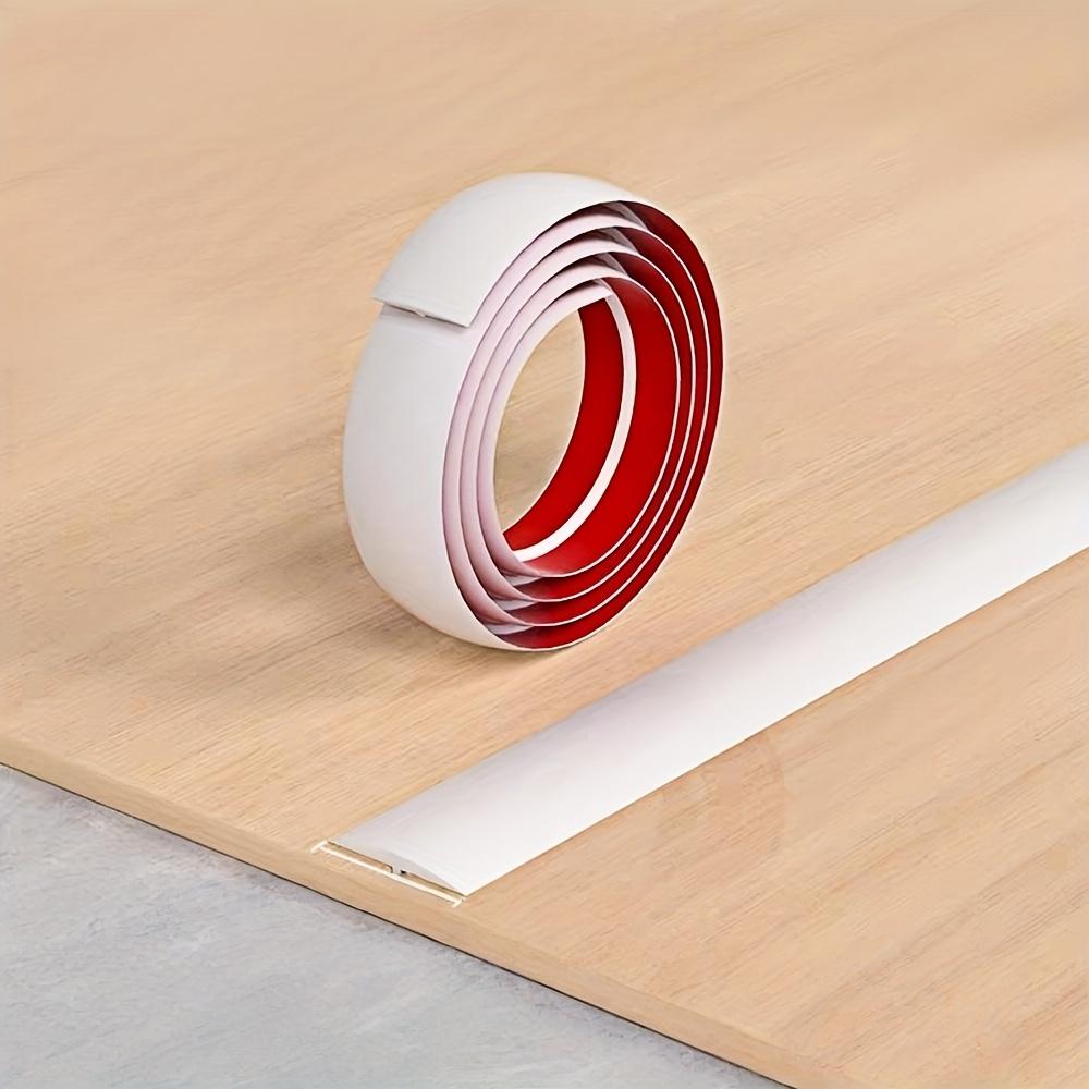 

1pc 39.37/78.74in Carpet To Tile Floor Transition Strip Self Adhesive T-Molding Threshold Cover Household 1m белый