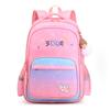 Girls' School Backpack with Cute Doll Pendant Gradient Princess Backpack Nylon Student School Bags Suitable for Ages 1-3-6 Book