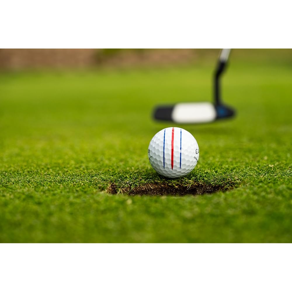 Callaway Chrome Soft Triple Track Golf Balls 12 Count 3-Piece Structure White