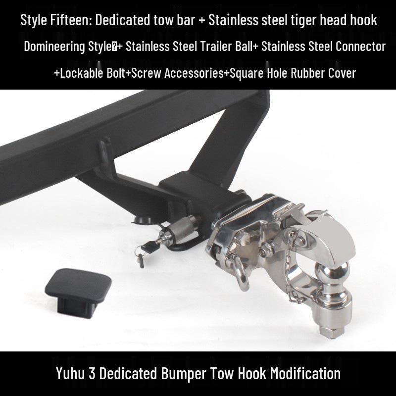 Ford Ranger JMC Dadiyu Huhu 3 Trailer Hitch Rear Tow Hook - Detachable for Towing