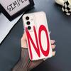Personality Yes No Phone Cover Case for Samsung Galaxy A57 A25 A51 A34 A35 A52 A26 A24 A36 A37 A52 A17 A54 A15 A14 A16 A55 A56