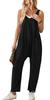 Maeau Overalls with Long Solid Loose Perfect for and Size XL Women's All-in-One Overalls, Body-Concealing Pants, Color, Fit, Slimming, Spring, Summer,
