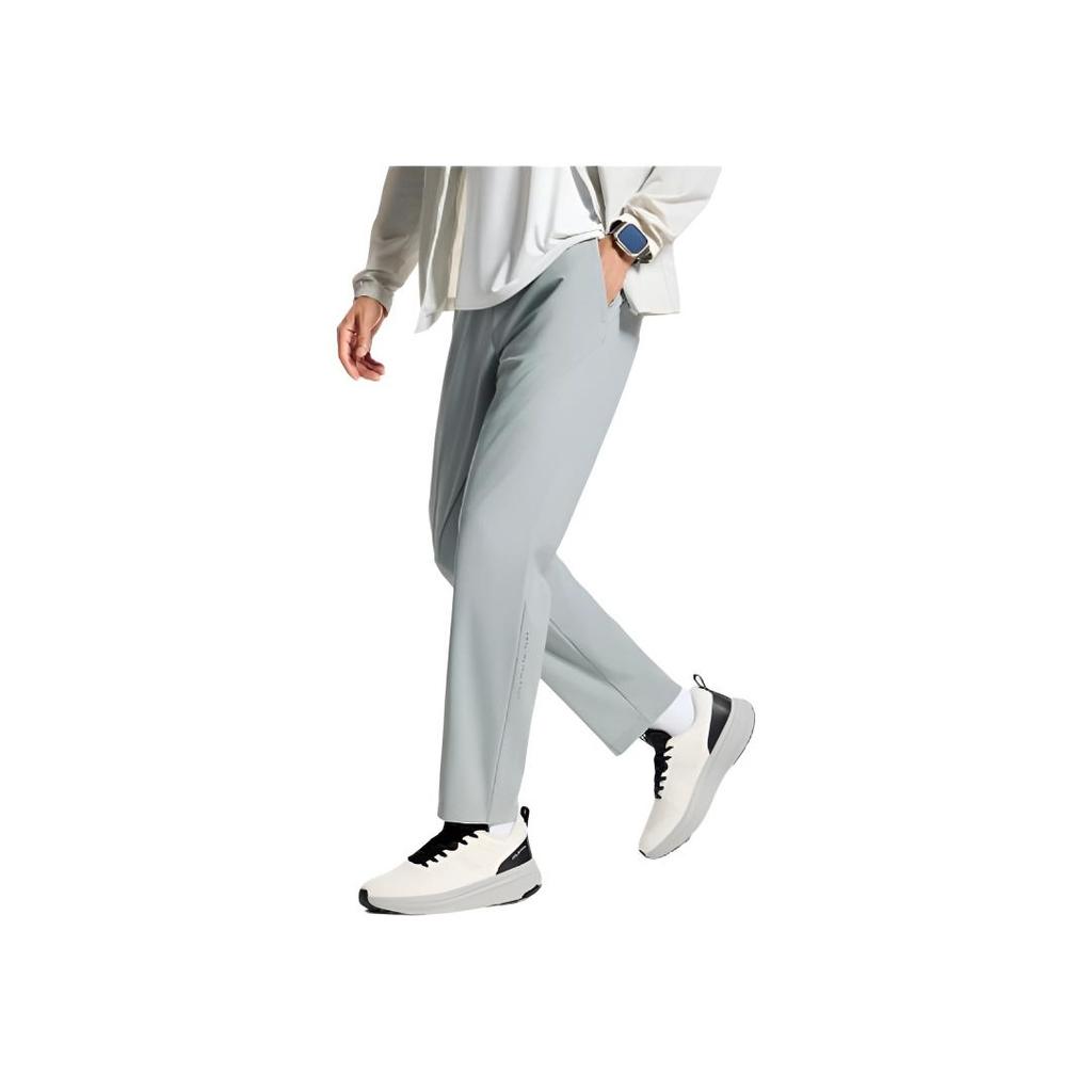 Anta Breathable Solid Color Mid-Rise Drawstring Versatile Straight-Leg Sports Pants Men Bottoms 152537314S-1