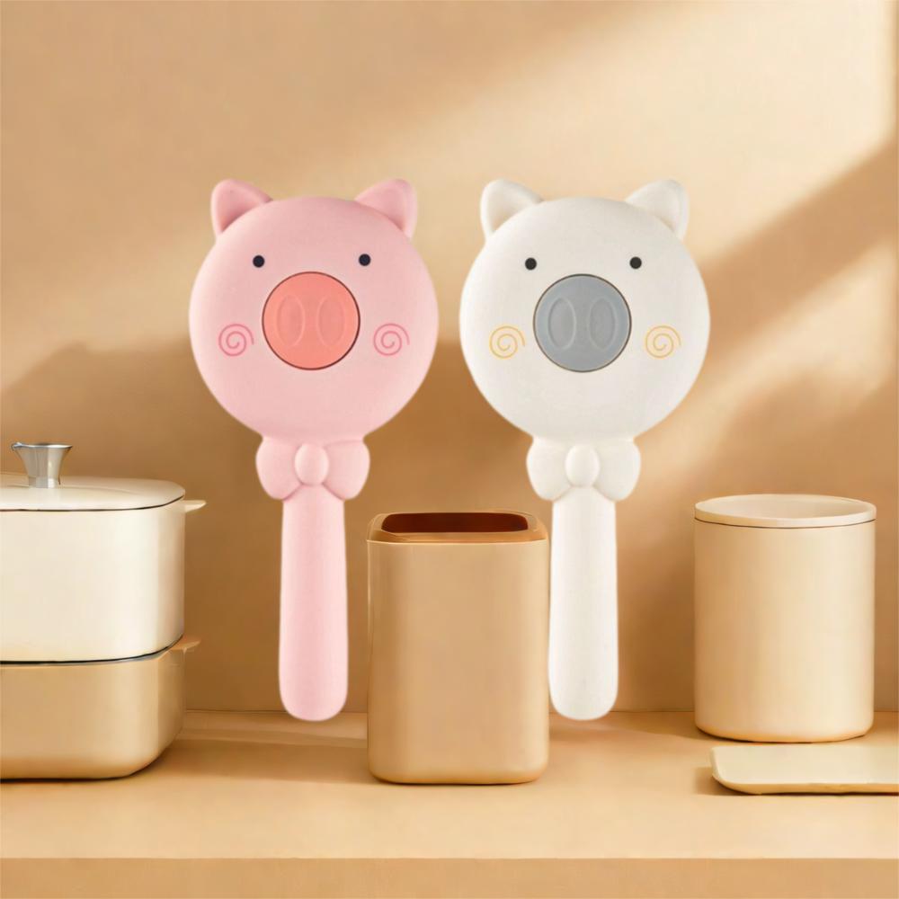 Cartoon Pig Air Cushion Hair Comb Automatic Cleanup Retractable Massage Hair Brush Not Knotted Styling Tool Scalp Massage Comb