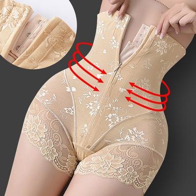 Faja moldeadora de cintura alta para mujer, bragas moldeadoras con cremallera, ropa interior que tensa el abdomen, ropa interior adelgazante, faja moldeadora, ropa interior, entrenador de cintura