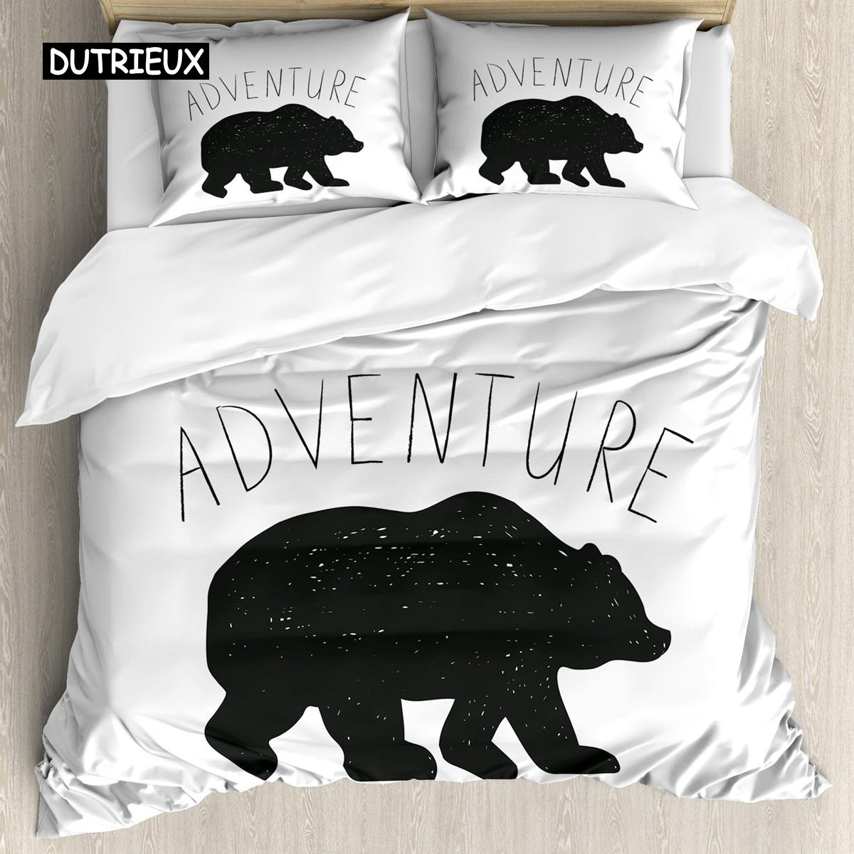 

Комплект постельного белья Adventure с тематикой Wilderness Комплект постельного белья Double Queen King Size Комплект постельного белья из полиэстера Наволочка EU single(135x200cm)