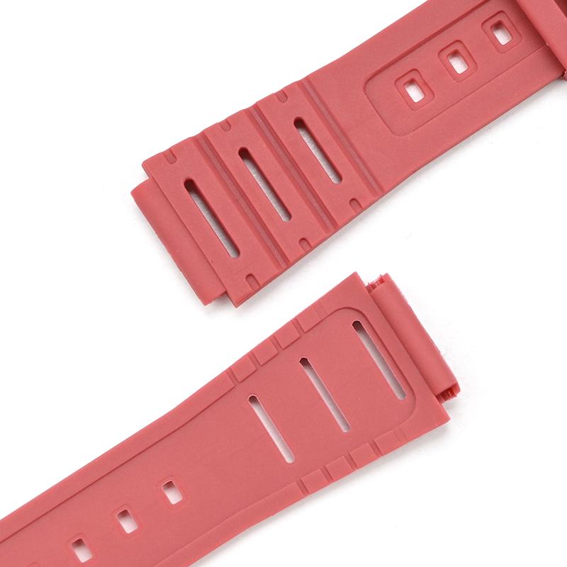 18mm Uhrenarmband für F108W F91 F94 F84 F105 AE1200 Weiches Harz Uhrenarmband Dornschließe Armband konvexer Ansatz Sport wasserdicht str