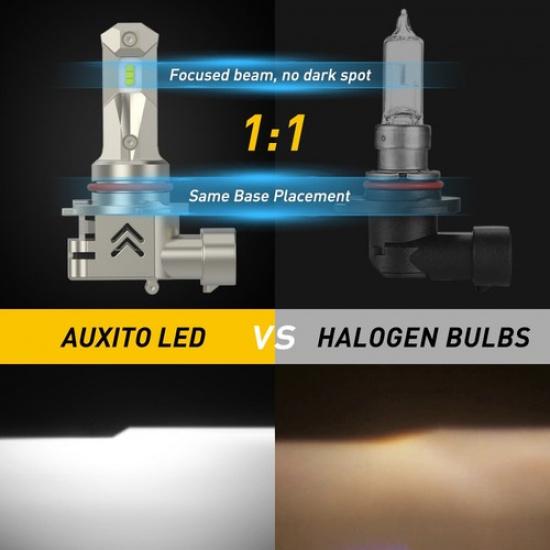 2x 9005 LED Headlight Bulbs Conversion Kit High Beam White Error Free