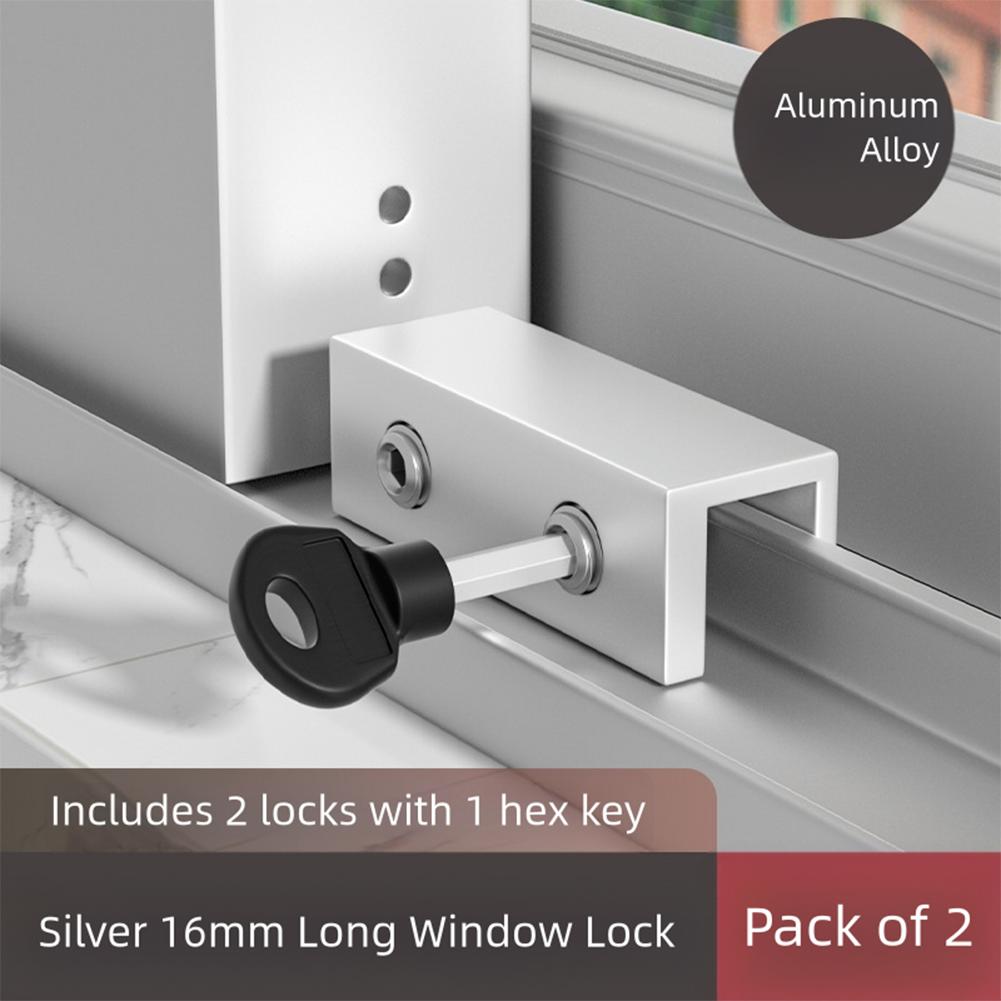 1 Stück Fensterschloss Stopper Verstellbare Schiebefensterschlösser Türrahmen Sicherheitsschloss Kindersicherung Fensterbegrenzer Schloss Schnalle