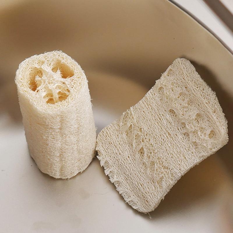 

Природные анти-масло Кухня Loofah Губка Скраббер Блюдо Чаша Чистка кисть NEW
