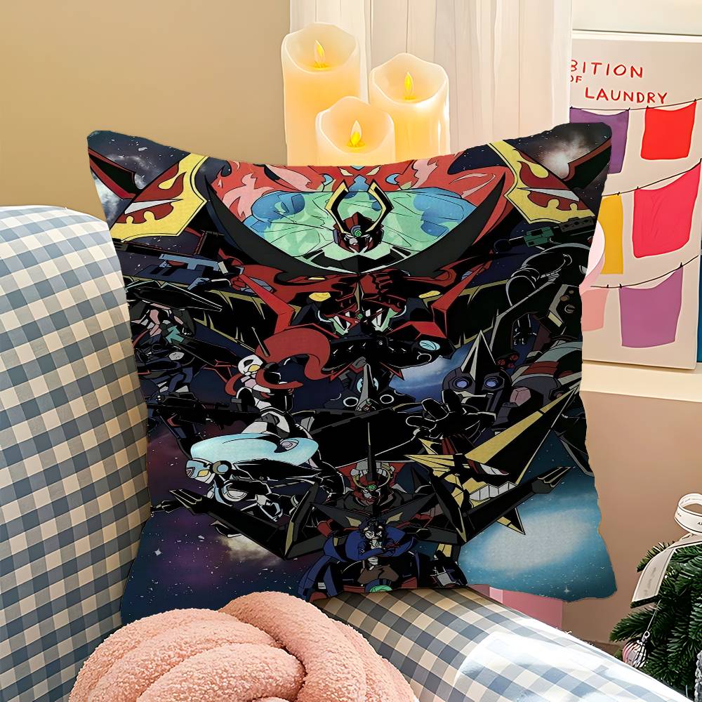 Anime G-Gurren Comics Lagann Pillow Gift Home Office Decoration Pillow Bedroom Sofa Car Cushion CoverPillow Case