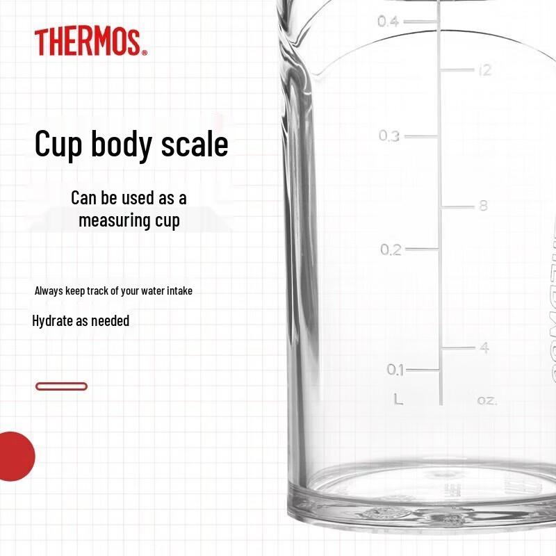 THERMOS Tritan Plastic Shaker Sports Water Bottle 500ml