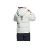 adidas Serie Wuji Moda Caldo Giacca Piumino Manica Lunga con Cappuccio Uomo Capispalla Verde Lino JL9591