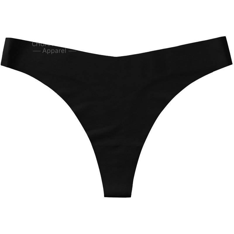 Perizoma monopezzo senza cuciture a vita bassa in seta ghiacciata intimo sexy sportivo europeo e americano comodo traspirante ad asciugatura rapida perizoma