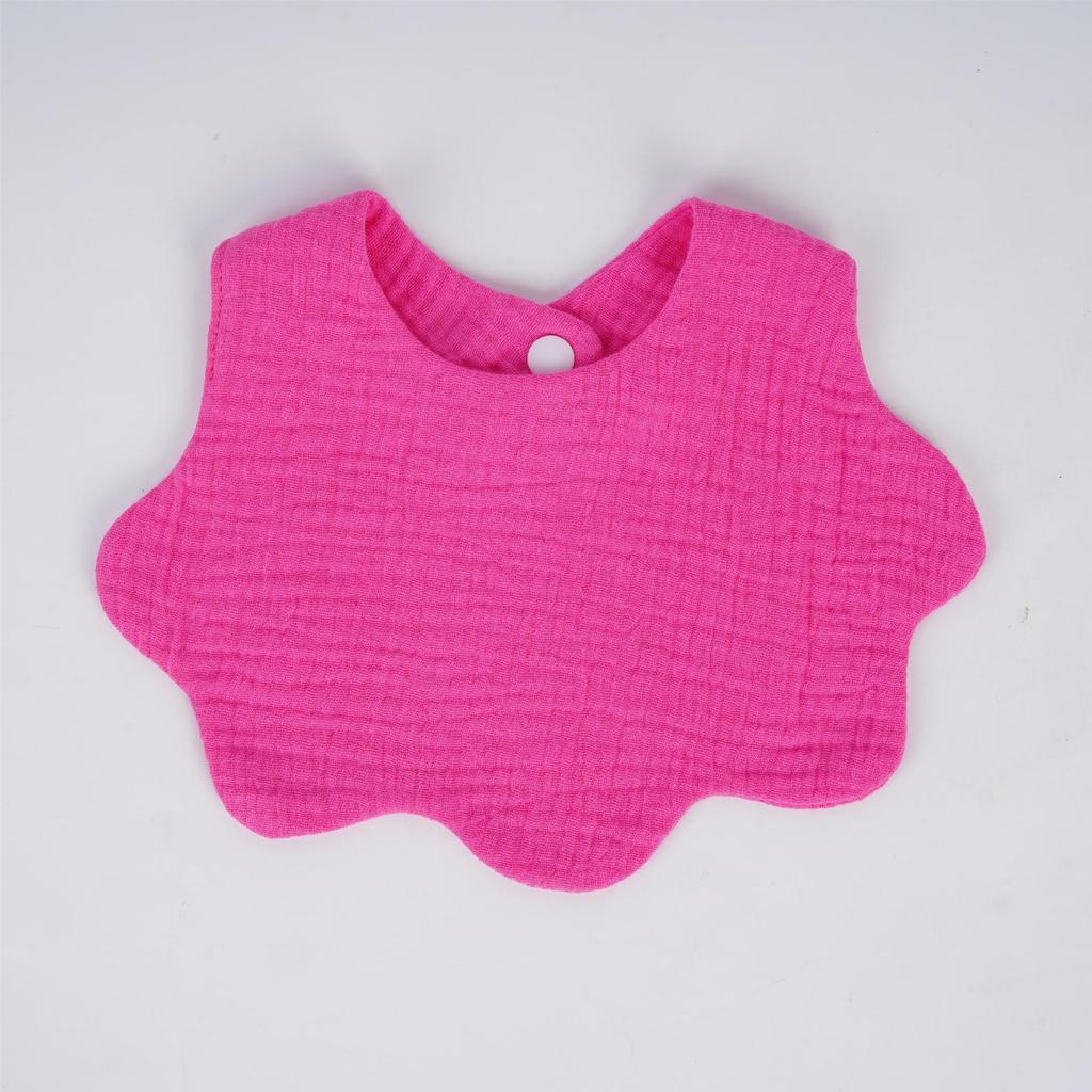Baumwolle Weiche Baby Print Lätzchen Einfarbig Säugling Lätzchen Neugeborenen Spucktücher Bandana Schal für Kinder Junge Mädchen Füttern Speichel handtuch