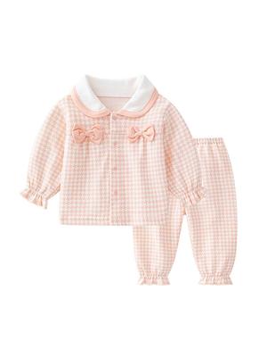 Baby Girls' Long Sleeve & Pants Cotton Set: Sweet Spring/Autumn Princess Style (0-5 Years)