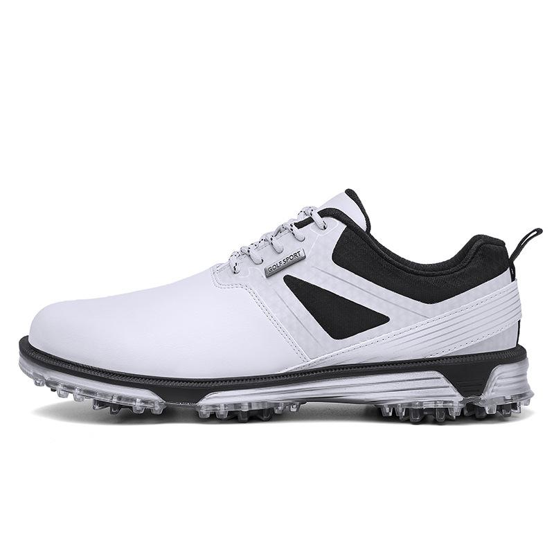 Autumn and Winter New Men's Golf Shoes Low-top Casual Shoes Thick-soled Sports Men's Shoes with Nails Outdoor Men's Shoes Trendy Shoes