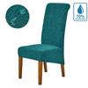 Water-Repellent Anti-Slip Office Chair Cover Universal Patterned Sleighback Chair Slipcovers Luxury Stretchable Seat Cover