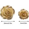 Push Pin Tacks, 30 Pcs Rose Shape Push Pin Steel Point Thumb Tacks Mark Office Accessories