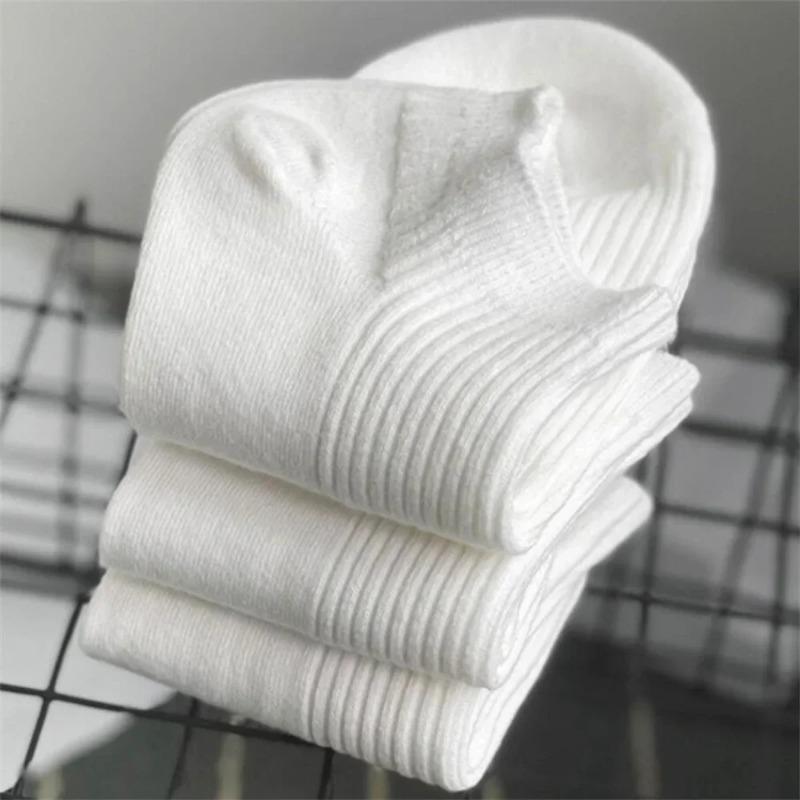 5 Pairs/Pack Ankle Socks Women Cotton Invisible Sweat-absorbing Girls Low Tube Boat Socks