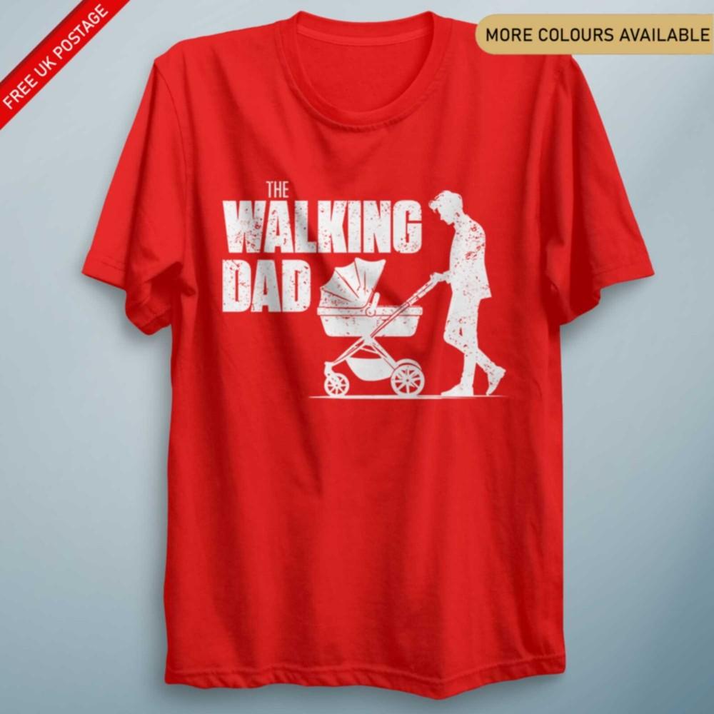 The Walking Dad Parody Father Son Fathers Day Unisexs TShirt Halloween Costume Tee S