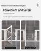 75cm Tall Transparent Acrylic Dog Fence - Indoor Pet Barrier & Modular Cage