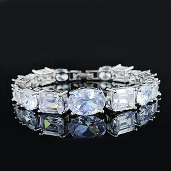 Bracciale Tennis Hip-Hop Zirconi Multicolore - Senza Sbiadire, Design Full Diamond
