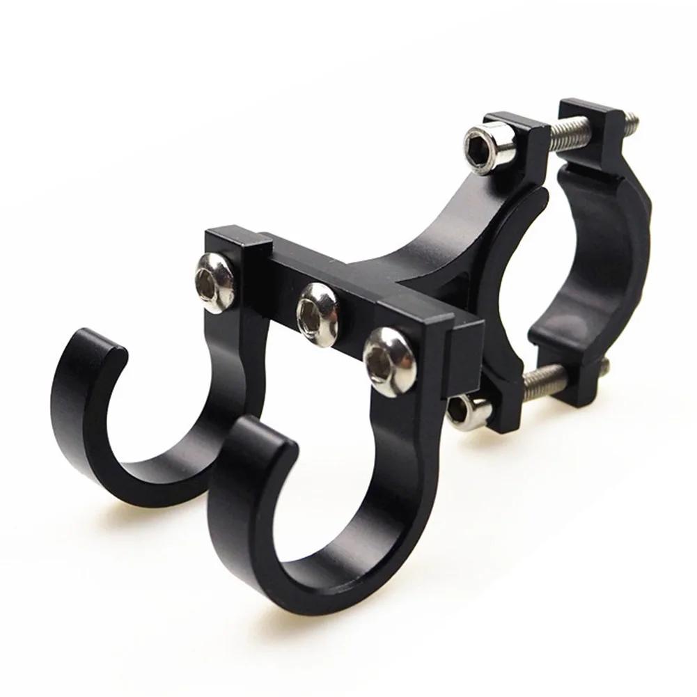 Electric Scooter Double Metal Hooks Simple Bike Shelf Tube Storage Hanger Buckle Hooks Hooks Ebikes Portable Helmet Rack