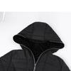 Fashion Women Hooded Outwear Ladies Warm Coat Long Padded Slim Jacket