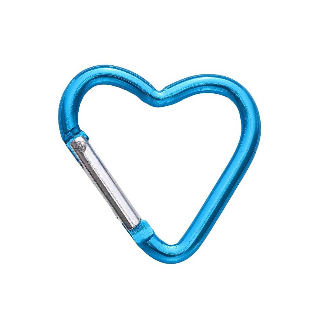 1pc Mountaineering Buckle Love Star Buckle D-Shaped Buckle Color Backpack Buckle Aluminum Keychain DIY Accessories